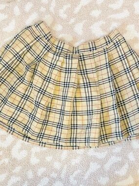 NWOT Plaid Cosplay Pleated Skirt Anime Schoolgirl Costume Size L